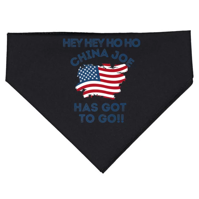 China Joe AntiJoe Biden Premium USA-Made Doggie Bandana