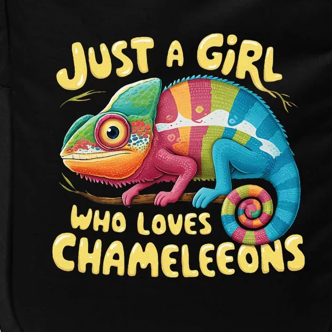 Chameleon Just A Girl Who Loves Chameleons Impact Tech Backpack