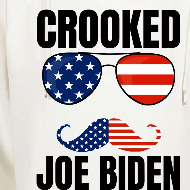 Crooked Joe Biden Trump Quote Called Joe Biden Crooked Womens Funnel Neck Pullover Hood