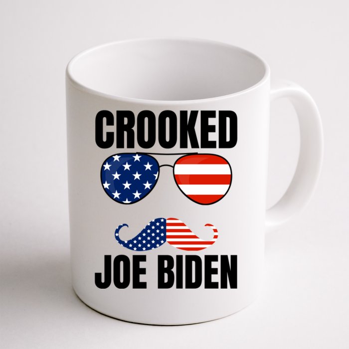 Crooked Joe Biden Trump Quote Called Joe Biden Crooked Front & Back Coffee Mug