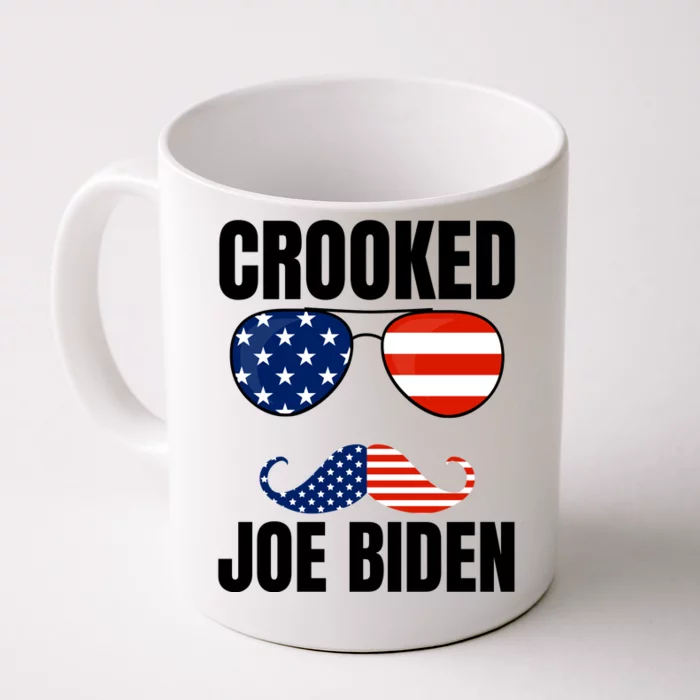 Crooked Joe Biden Trump Quote Called Joe Biden Crooked Front & Back Coffee Mug