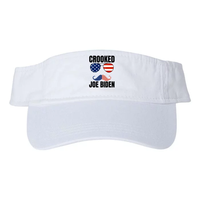 Crooked Joe Biden Trump Quote Called Joe Biden Crooked Valucap Bio-Washed Visor