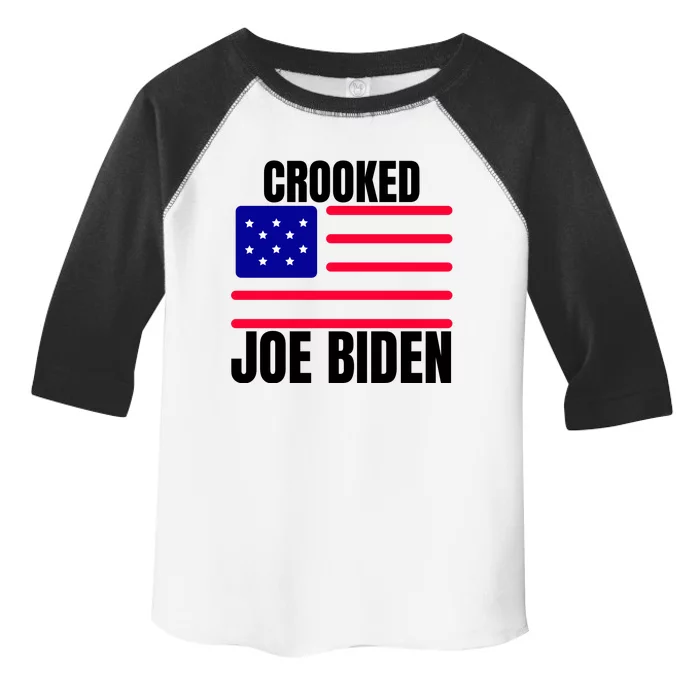 Crooked Joe Biden Trump Quote Called Joe Biden Crooked Toddler Fine Jersey T-Shirt