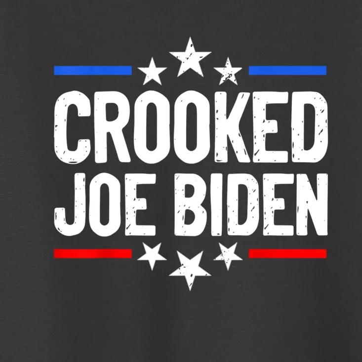 Crooked Joe Biden Confused Anti Biden Toddler T-Shirt