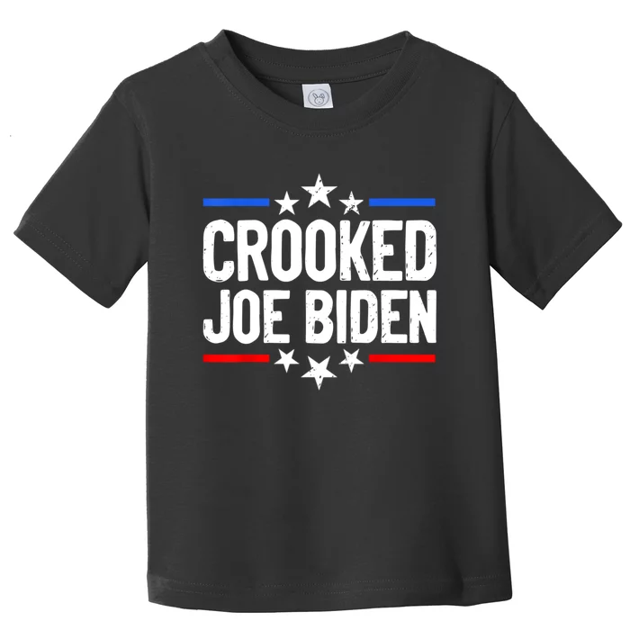 Crooked Joe Biden Confused Anti Biden Toddler T-Shirt