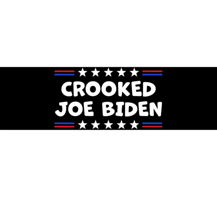 Crooked Joe Biden Confused Anti Biden Bumper Sticker