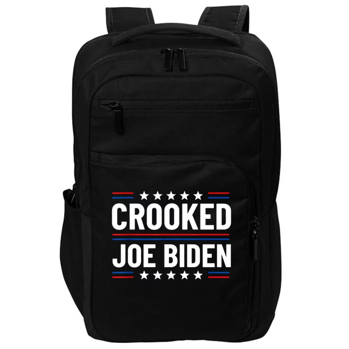 Crooked Joe Biden Confused Anti Biden Impact Tech Backpack