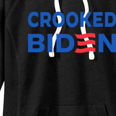 Crooked Joe Biden Trump Quote Called Joe Biden Crooked Women's Fleece Hoodie