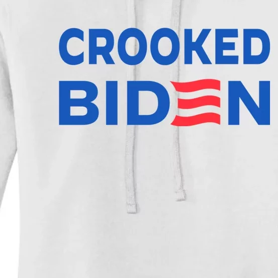 Crooked Joe Biden Trump Quote Called Joe Biden Crooked Women's Pullover Hoodie