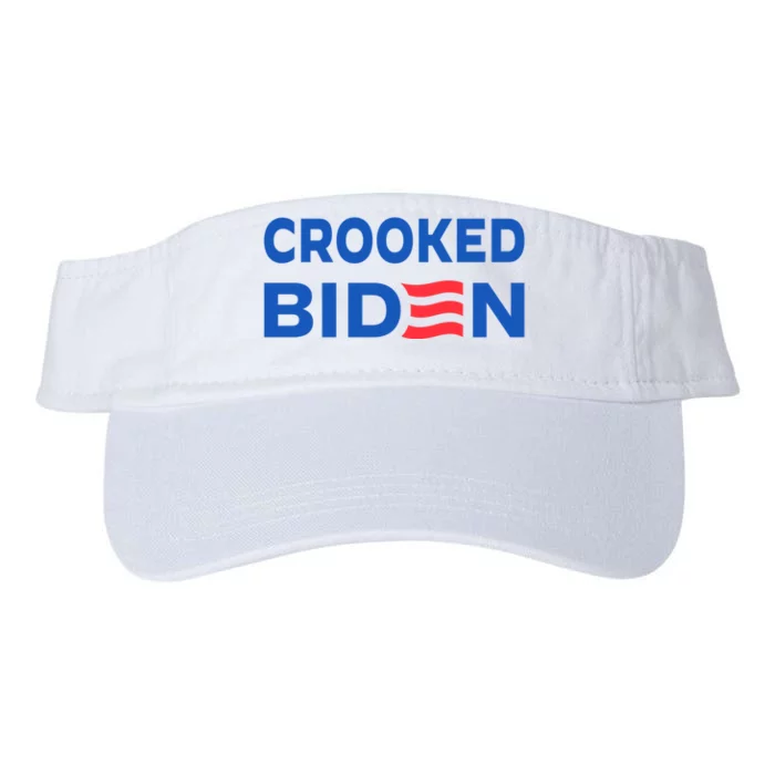 Crooked Joe Biden Trump Quote Called Joe Biden Crooked Valucap Bio-Washed Visor