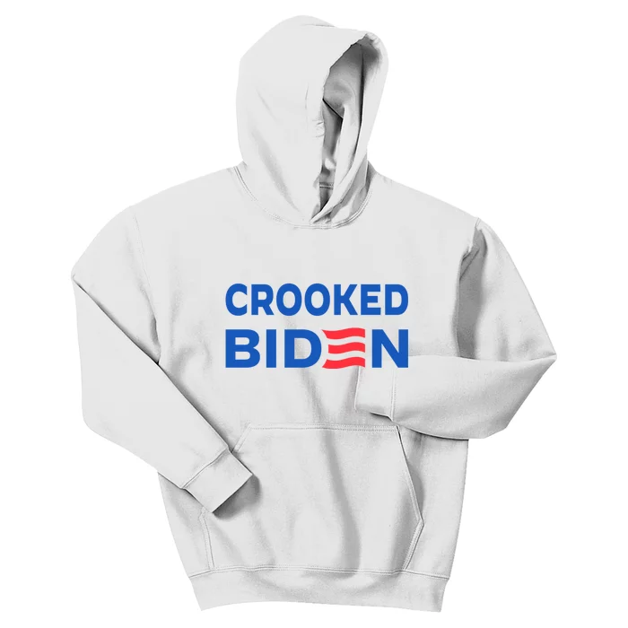 Crooked Joe Biden Trump Quote Called Joe Biden Crooked Kids Hoodie