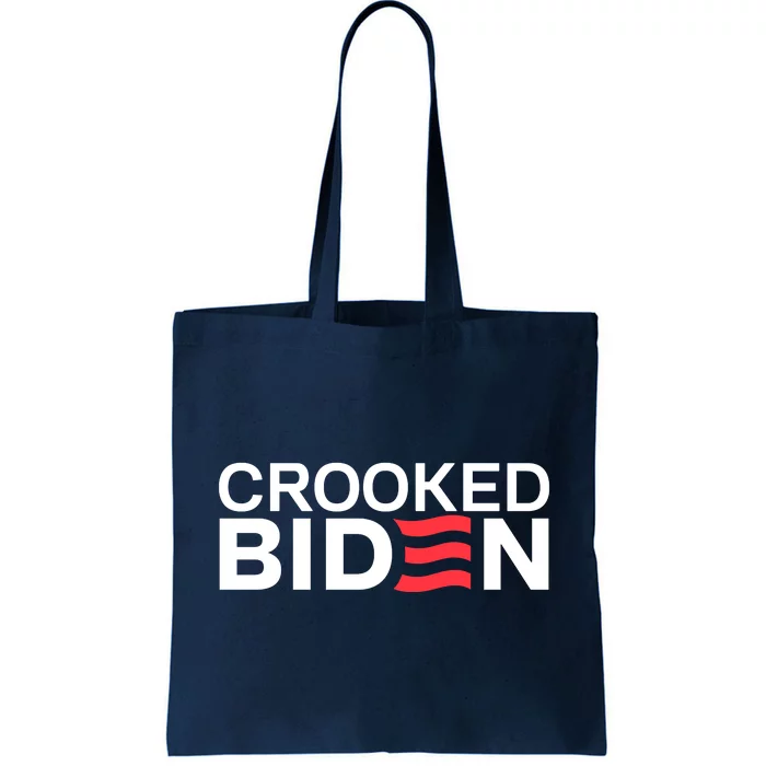 Crooked Joe Biden Pro Trump Political Tote Bag