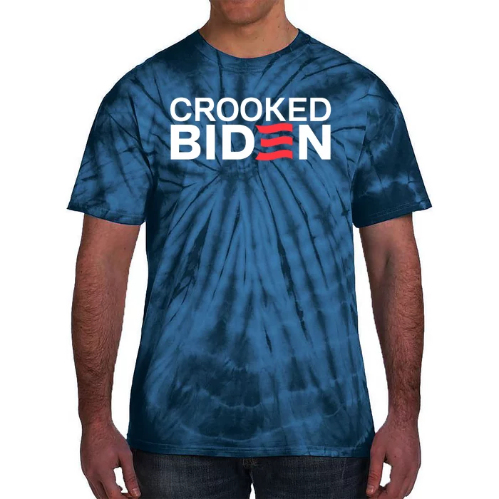 Crooked Joe Biden Pro Trump Political Tie-Dye T-Shirt