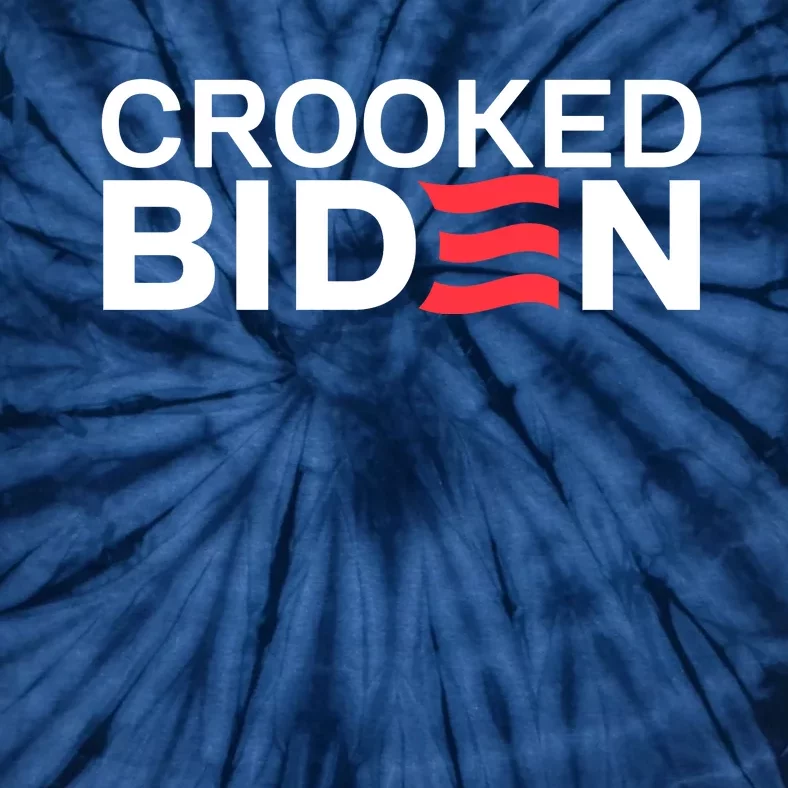 Crooked Joe Biden Pro Trump Political Tie-Dye T-Shirt