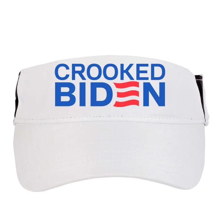 Crooked Joe Biden Pro Trump Political Adult Drive Performance Visor