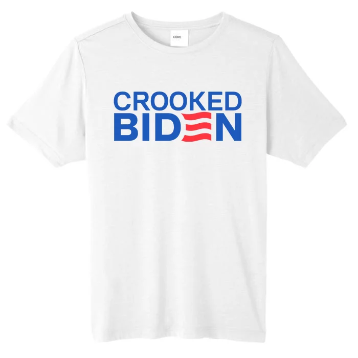 Crooked Joe Biden Pro Trump Political ChromaSoft Performance T-Shirt