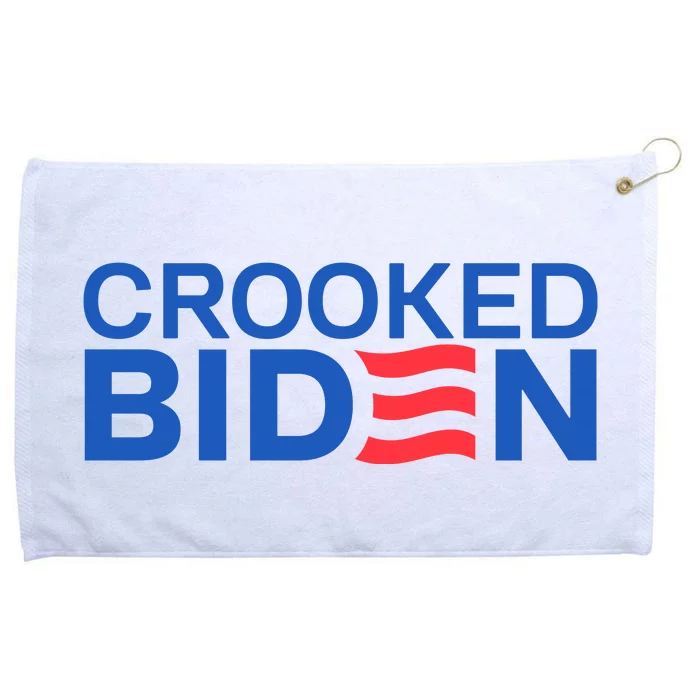 Crooked Joe Biden Pro Trump Political Grommeted Golf Towel