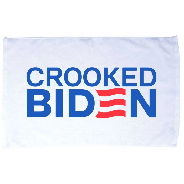 Crooked Joe Biden Pro Trump Political Microfiber Hand Towel