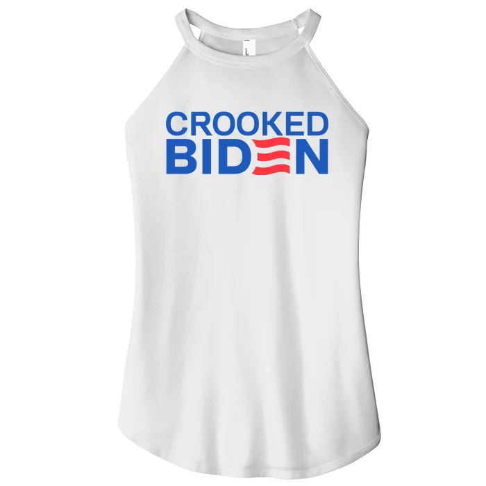 Crooked Joe Biden Pro Trump Political Women’s Perfect Tri Rocker Tank