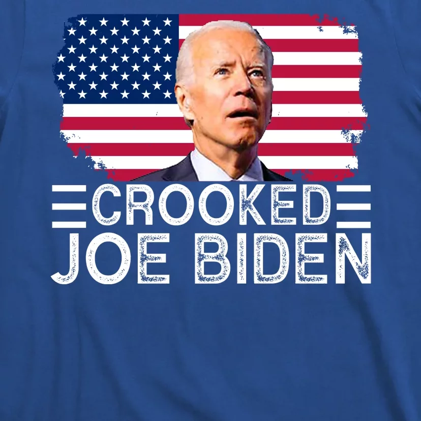 Crooked Joe Biden Flag Pro Trump 2024 T-Shirt