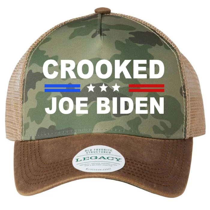 Crooked Joe Biden Trump Quote Political Legacy Tie Dye Trucker Hat