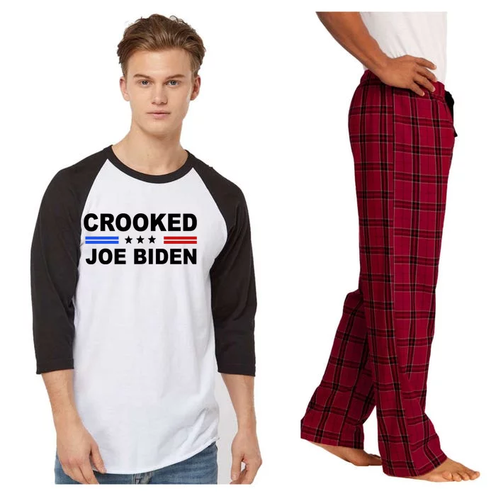 Crooked Joe Biden Trump Quote Political Raglan Sleeve Pajama Set