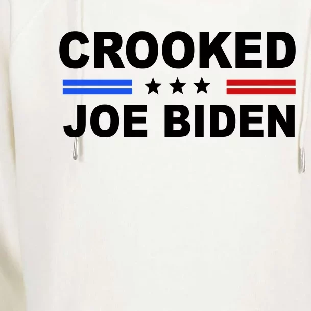 Crooked Joe Biden Trump Quote Political Womens Funnel Neck Pullover Hood