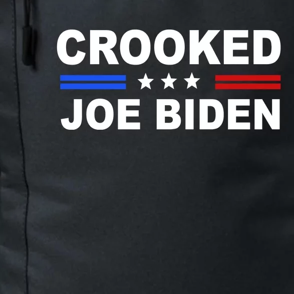 Crooked Joe Biden Trump Quote Political Daily Commute Backpack