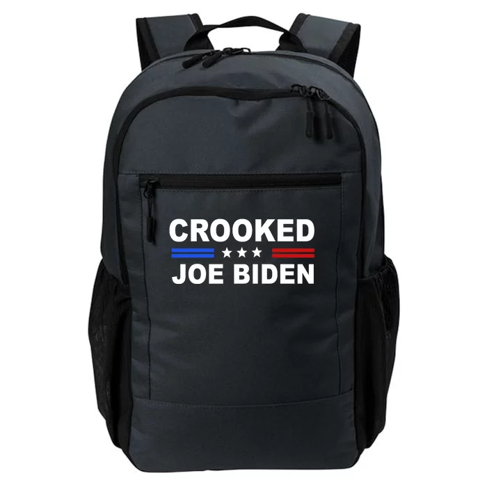 Crooked Joe Biden Trump Quote Political Daily Commute Backpack