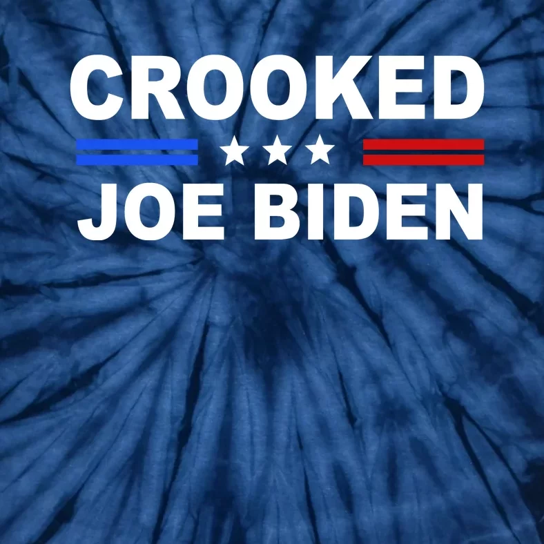 Crooked Joe Biden Trump Quote Political Tie-Dye T-Shirt