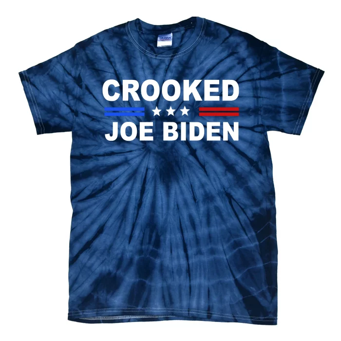 Crooked Joe Biden Trump Quote Political Tie-Dye T-Shirt