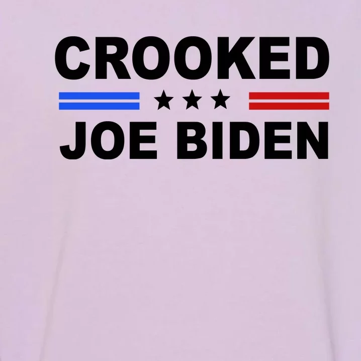 Crooked Joe Biden Trump Quote Political Garment-Dyed Sweatshirt