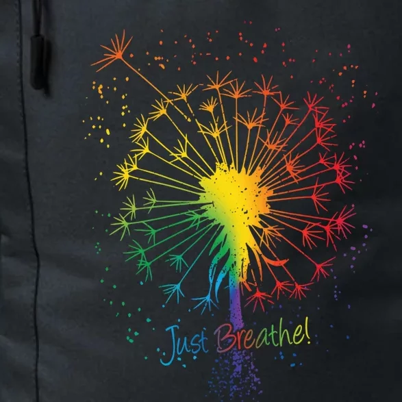 Cute Just Blow Dandelion Tattoodesign Arrows Breathe Rainbow Gift Daily Commute Backpack