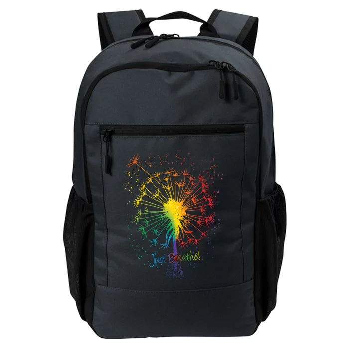 Cute Just Blow Dandelion Tattoodesign Arrows Breathe Rainbow Gift Daily Commute Backpack