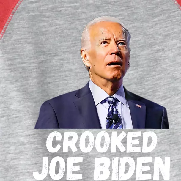 Crooked Joe Biden Trump Quote Called Joe Biden Crooked Toddler Fine Jersey T-Shirt