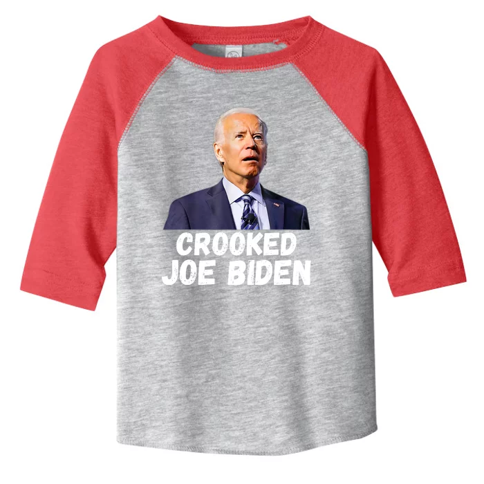 Crooked Joe Biden Trump Quote Called Joe Biden Crooked Toddler Fine Jersey T-Shirt