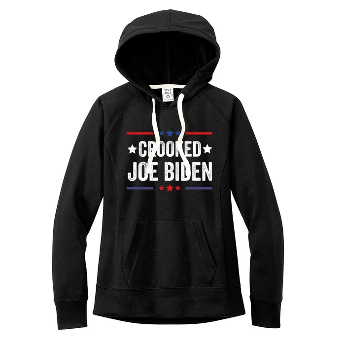 Crooked Joe Biden Trump Quote Called Joe Biden Crooked Women's Fleece Hoodie