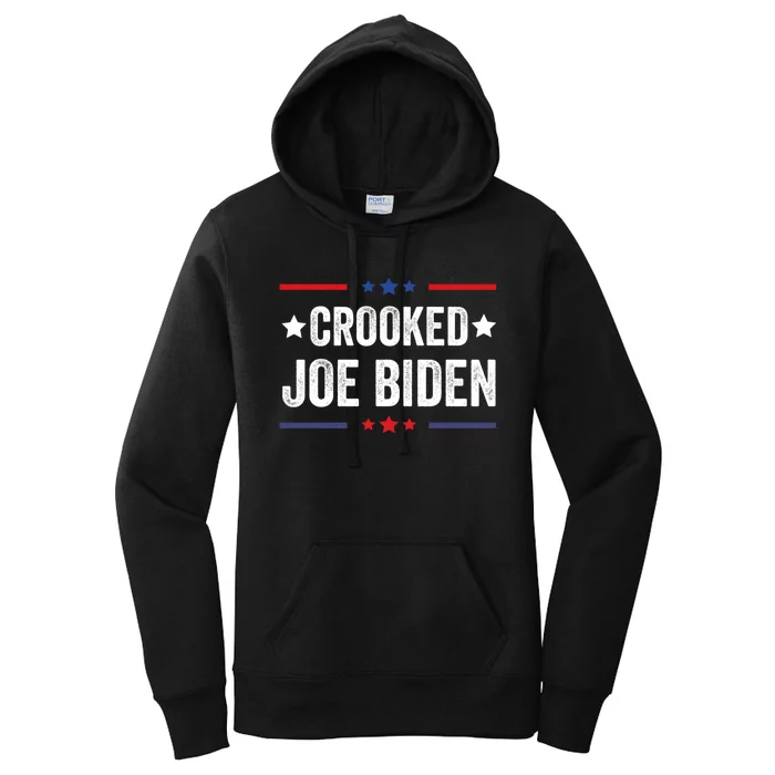 Crooked Joe Biden Trump Quote Called Joe Biden Crooked Women's Pullover Hoodie