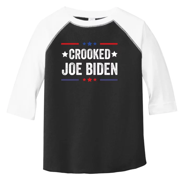 Crooked Joe Biden Trump Quote Called Joe Biden Crooked Toddler Fine Jersey T-Shirt