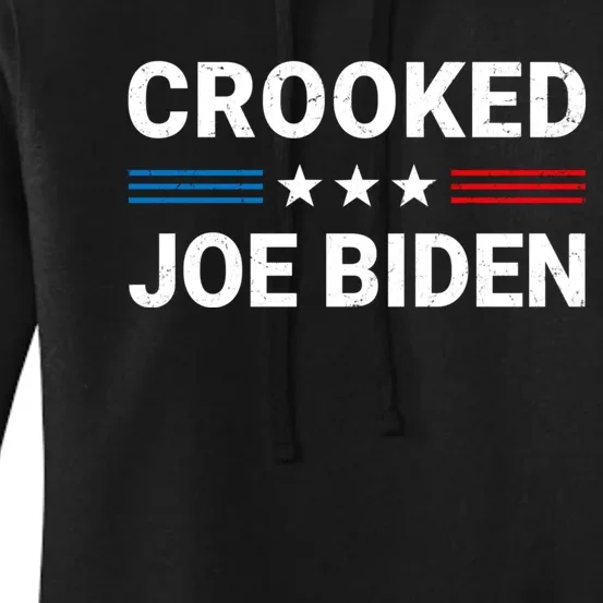 Crooked Joe Biden Trump Quote Called Joe Biden Crooked Women's Pullover Hoodie