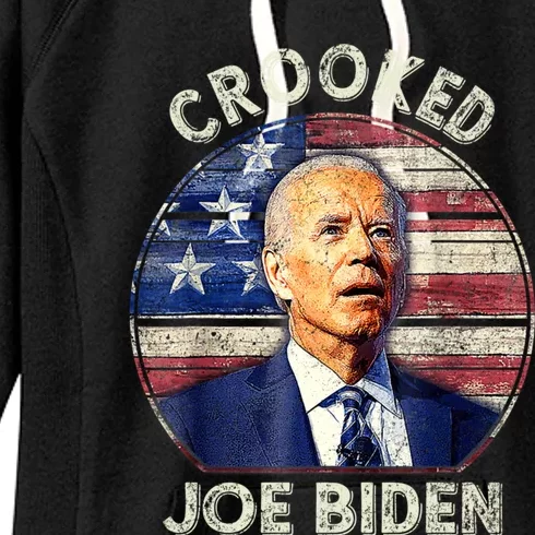 Crooked Joe Biden Trump Quote Called Joe Biden Crooked Women's Fleece Hoodie