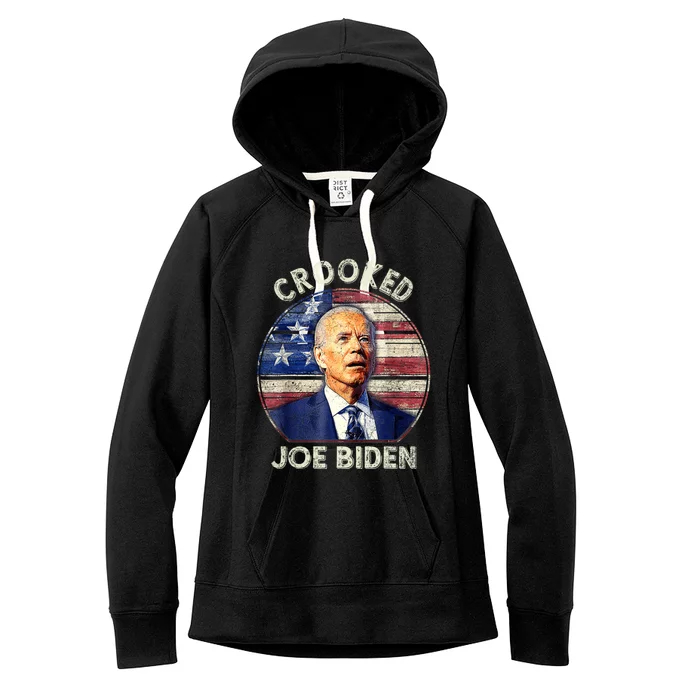 Crooked Joe Biden Trump Quote Called Joe Biden Crooked Women's Fleece Hoodie