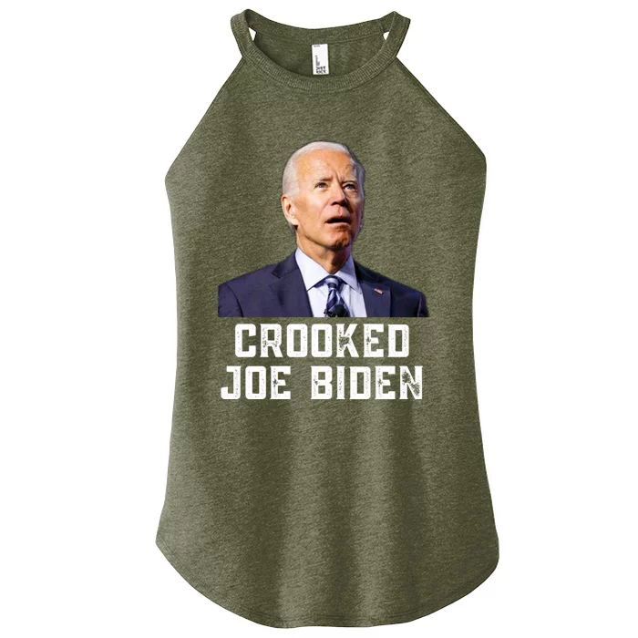 Crooked Joe Biden Trump Quote Called Joe Biden Crooked Women’s Perfect Tri Rocker Tank