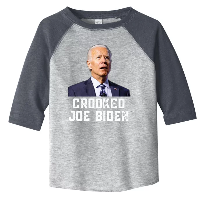 Crooked Joe Biden Trump Quote Called Joe Biden Crooked Toddler Fine Jersey T-Shirt