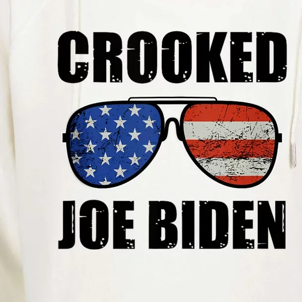 Crooked Joe Biden Trump Quote Called Joe Biden Crooked Womens Funnel Neck Pullover Hood