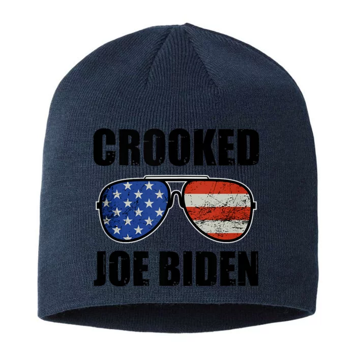 Crooked Joe Biden Trump Quote Called Joe Biden Crooked 8 1/2in Sustainable Knit Beanie