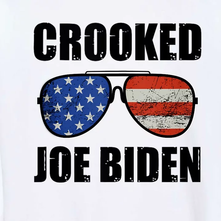 Crooked Joe Biden Trump Quote Called Joe Biden Crooked Garment-Dyed Sweatshirt