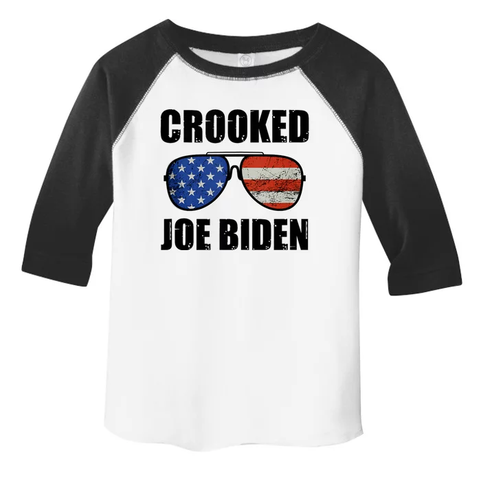 Crooked Joe Biden Trump Quote Called Joe Biden Crooked Toddler Fine Jersey T-Shirt