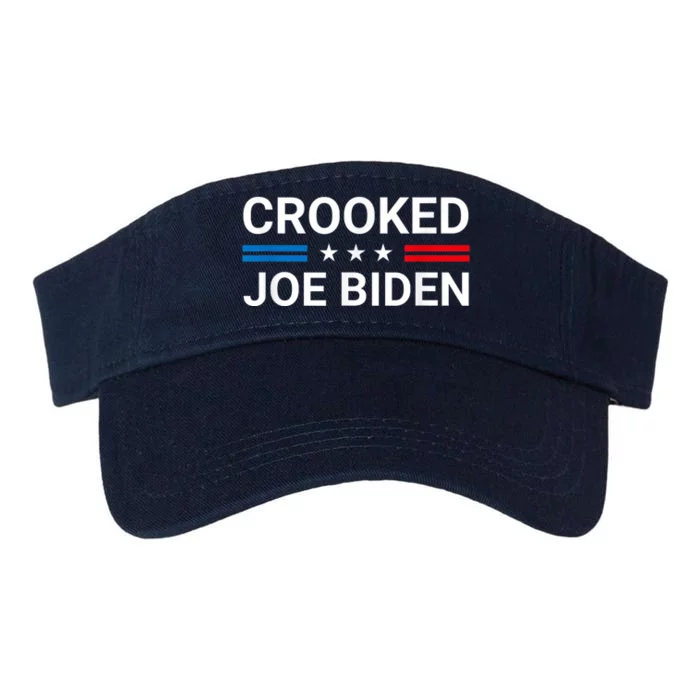 Crooked Joe Biden Trump Quote Called Joe Biden Crooked Valucap Bio-Washed Visor