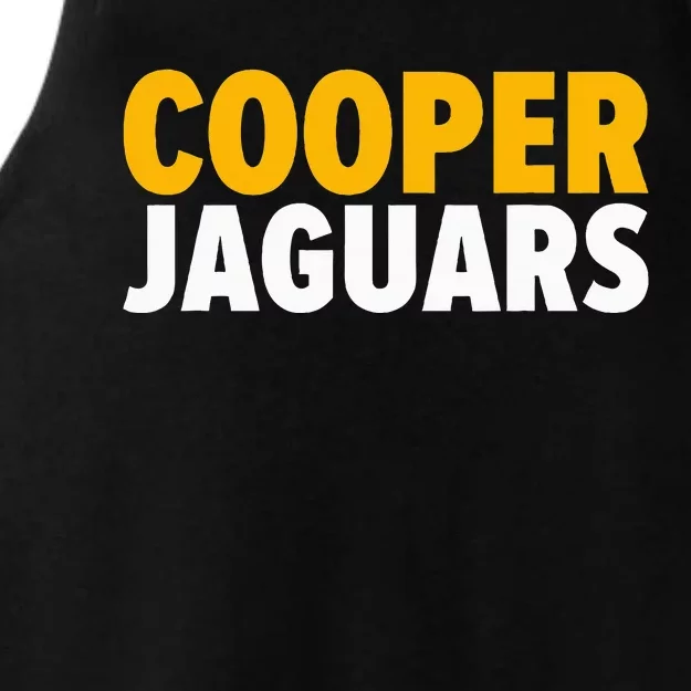 Cooper Jaguars Bold Ladies Tri-Blend Wicking Tank